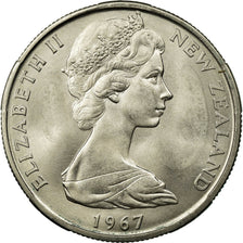 Monnaie, Nouvelle-Zélande, Elizabeth II, 50 Cents, 1967, SUP, Copper-nickel