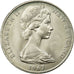 Moeda, Nova Zelândia, Elizabeth II, Dollar, 1967, AU(55-58), Cobre-níquel