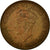 Monnaie, Ceylon, George VI, Cent, 1943, TTB, Bronze, KM:111a