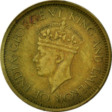 Moneta, Ceylon, George VI, 50 Cents, 1943, BB, Nichel-ottone, KM:116