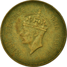 Coin, Ceylon, George VI, 50 Cents, 1951, EF(40-45), Nickel-brass, KM:123