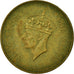 Coin, Ceylon, George VI, 50 Cents, 1951, EF(40-45), Nickel-brass, KM:123