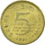 Moeda, Sri Lanka, 5 Rupees, 1991, EF(40-45), Níquel-Latão, KM:148.2