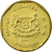 Moneda, Singapur, Dollar, 1997, Singapore Mint, MBC, Aluminio - bronce, KM:103