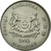 Coin, Singapore, 20 Cents, 1993, Singapore Mint, EF(40-45), Copper-nickel