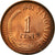 Moneda, Singapur, Cent, 1981, MBC, Cobre recubierto de acero, KM:1a