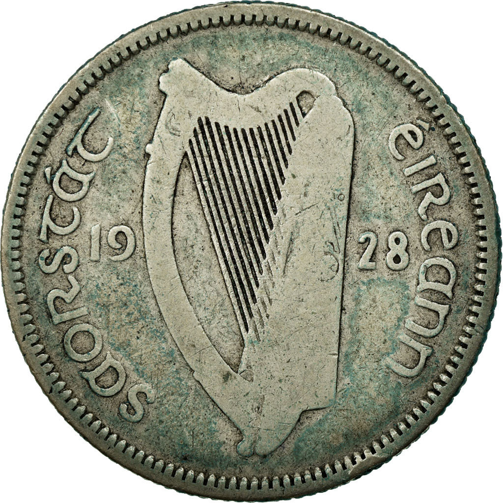 Coin, IRELAND REPUBLIC, Shilling, 1928, VF(30-35), Silver, KM:6