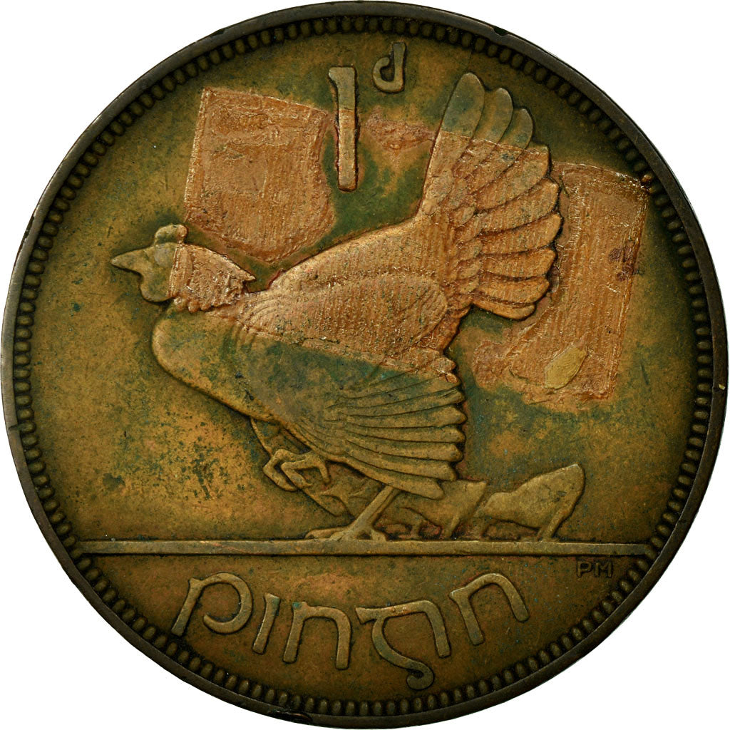 Coin, IRELAND REPUBLIC, Penny, 1935, EF(40-45), Bronze, KM:3