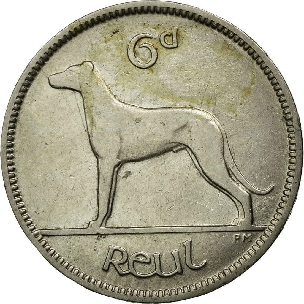 Coin, IRELAND REPUBLIC, 6 Pence, 1934, EF(40-45), Nickel, KM:5