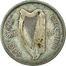 Coin, IRELAND REPUBLIC, Florin, 1934, EF(40-45), Silver, KM:7