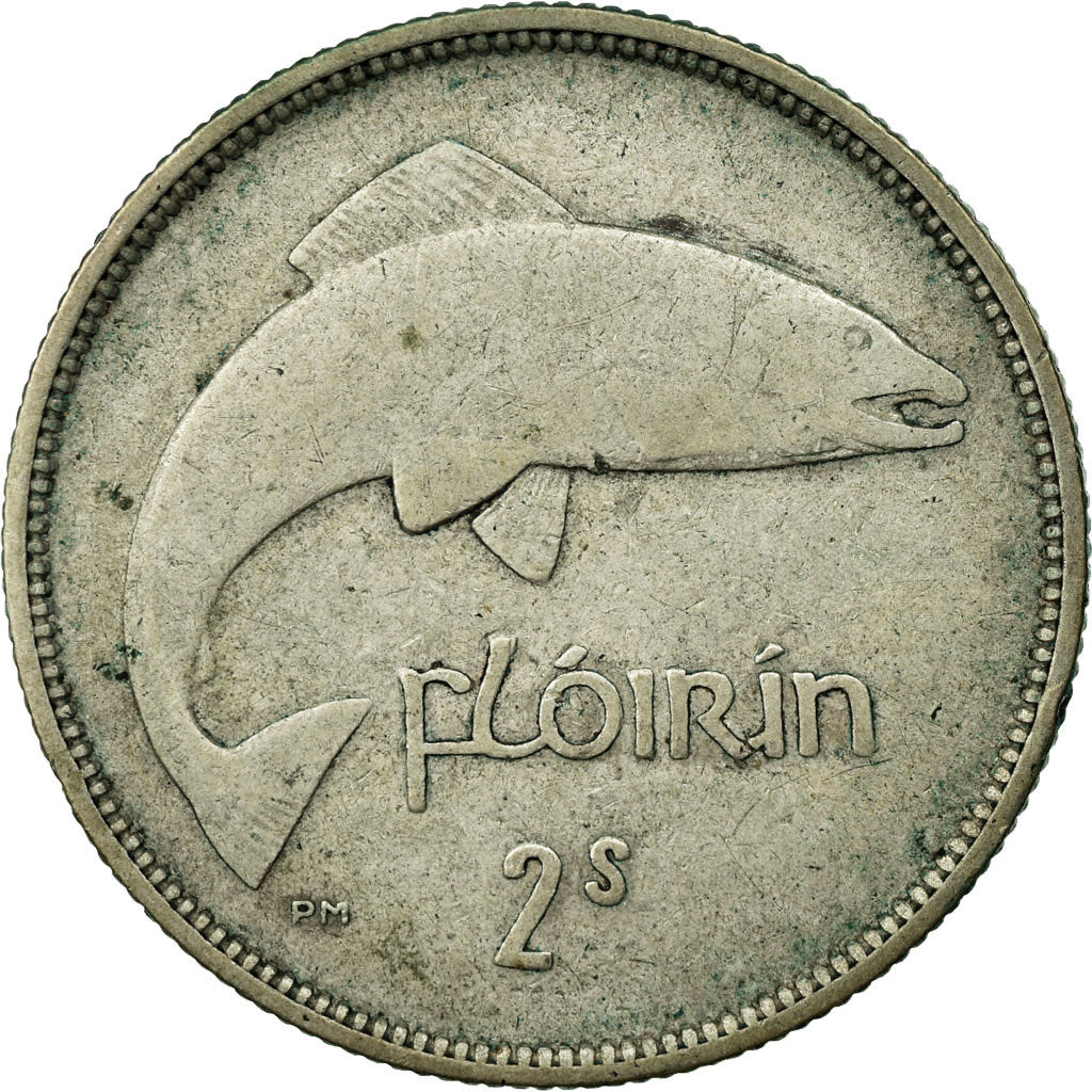 Coin, IRELAND REPUBLIC, Florin, 1942, EF(40-45), Silver, KM:15
