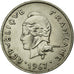 Coin, French Polynesia, 10 Francs, 1967, EF(40-45), Nickel, KM:5