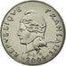 Coin, French Polynesia, 20 Francs, 2009, Paris, EF(40-45), Copper-nickel, KM:9a