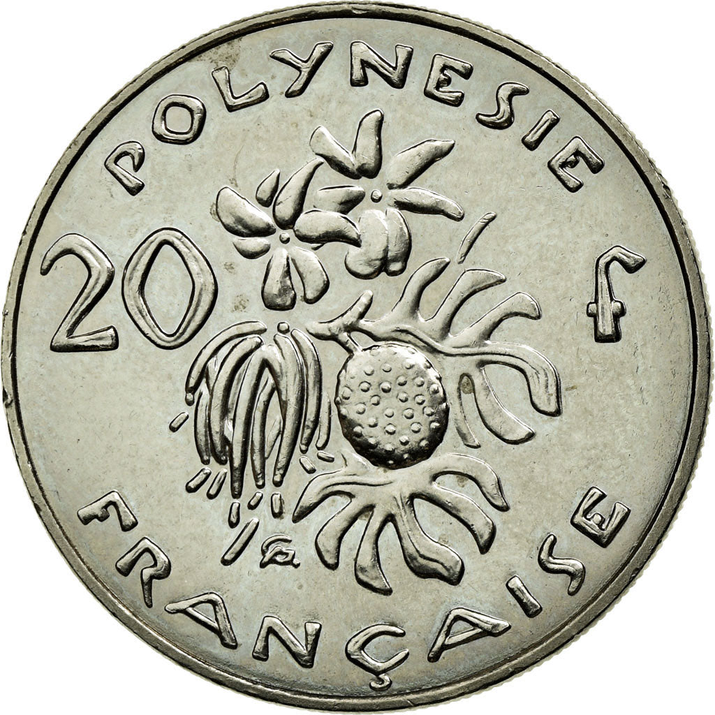 Coin, French Polynesia, 20 Francs, 2009, Paris, EF(40-45), Copper-nickel, KM:9a