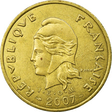 Coin, French Polynesia, 100 Francs, 2007, Paris, EF(40-45), Aluminum-Bronze