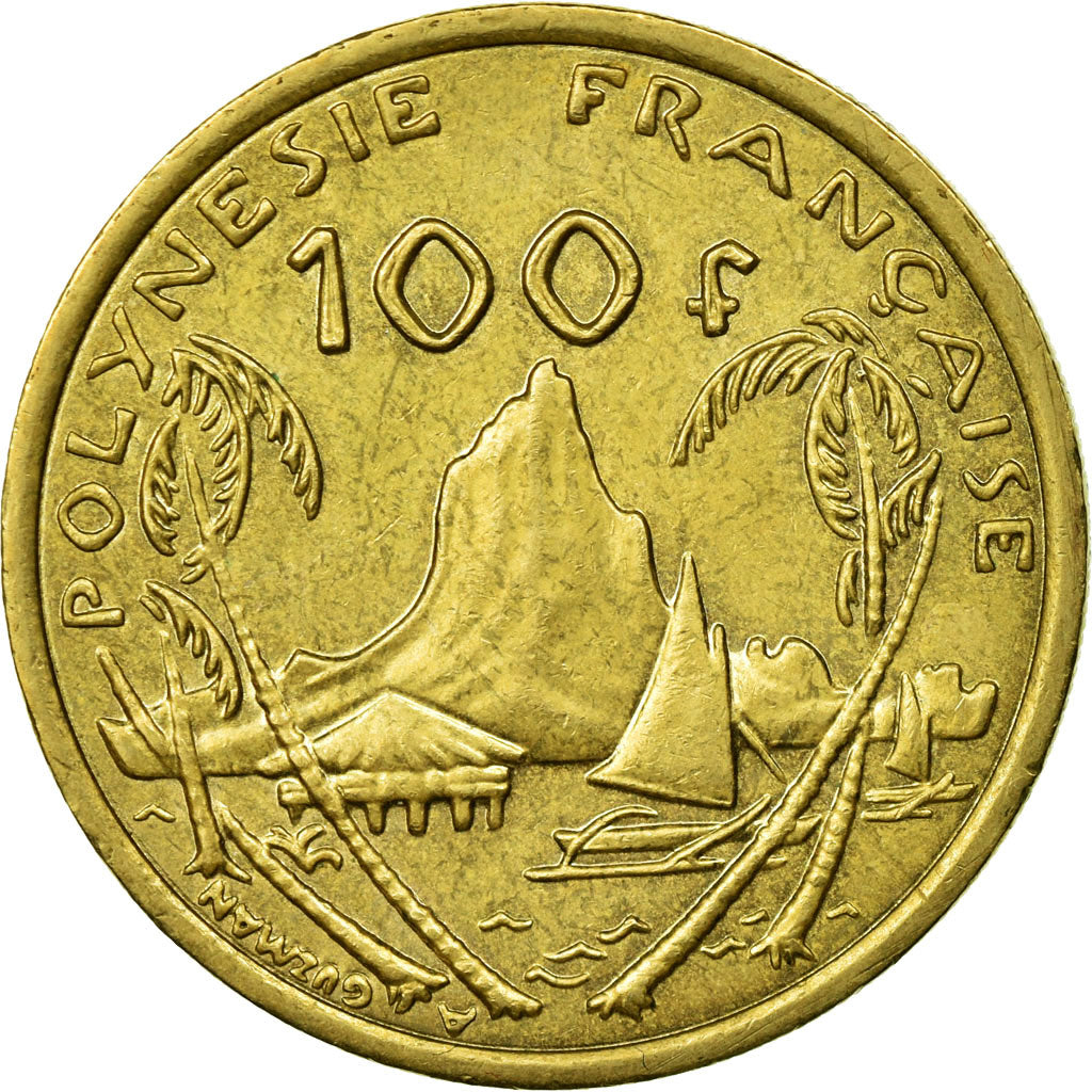 Coin, French Polynesia, 100 Francs, 2007, Paris, EF(40-45), Aluminum-Bronze