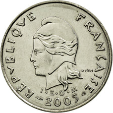 Coin, French Polynesia, 10 Francs, 2005, Paris, EF(40-45), Nickel, KM:8