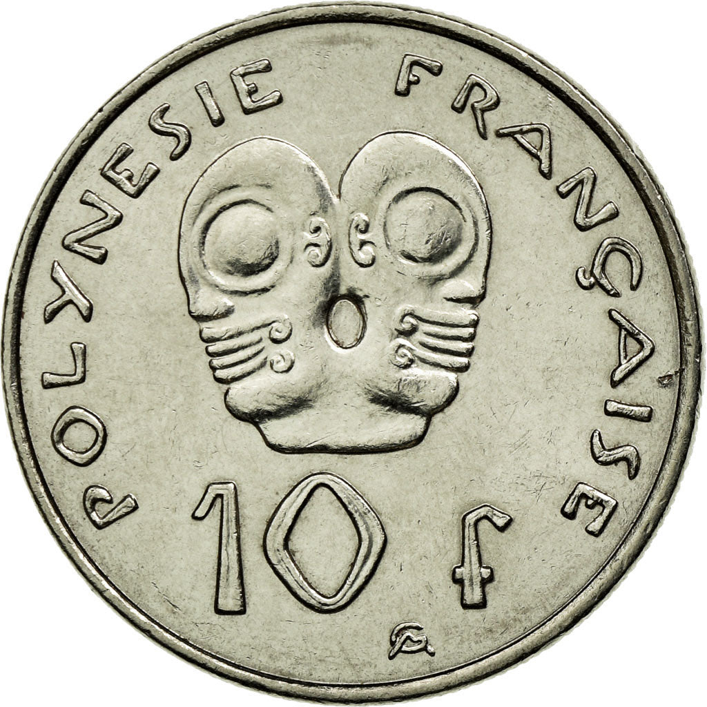 Coin, French Polynesia, 10 Francs, 2005, Paris, EF(40-45), Nickel, KM:8