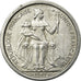 Moneta, OCEANIA FRANCESE, 2 Francs, 1949, BB, Alluminio, KM:3