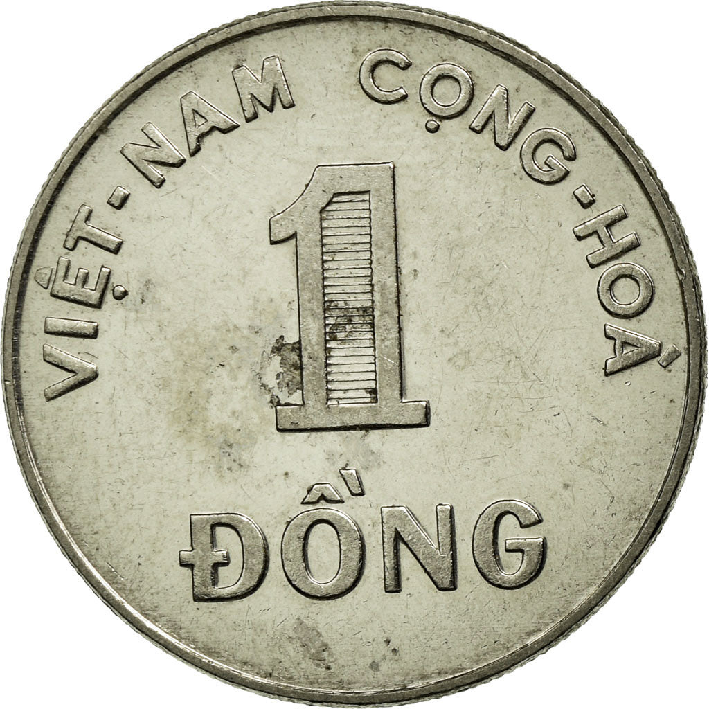 Moeda, Vietname, STATE OF SOUTH VIET NAM, Dong, 1971, EF(40-45), Aço Revestido