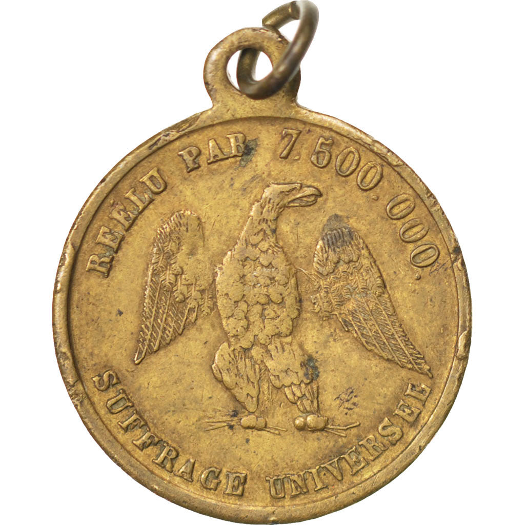 Francia, Medal, Second French Empire, Politics, Society, War, BB, Rame