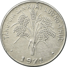 Moneta, Vietnam, STATE OF SOUTH VIET NAM, Dong, 1971, BB, Alluminio, KM:12