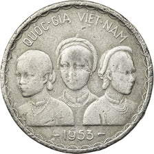 Coin, Vietnam, STATE OF SOUTH VIET NAM, 50 Xu, 1953, Paris, EF(40-45), Aluminum