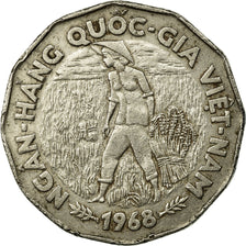 Moneda, Vietnam, STATE OF SOUTH VIET NAM, 20 Dông, 1968, MBC, Níquel