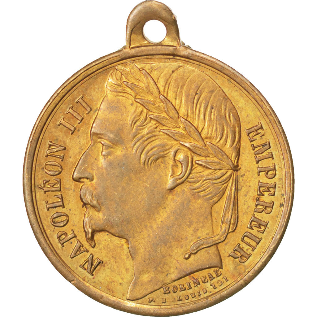 France, Medal, Second French Empire, History, MS(60-62), Brass