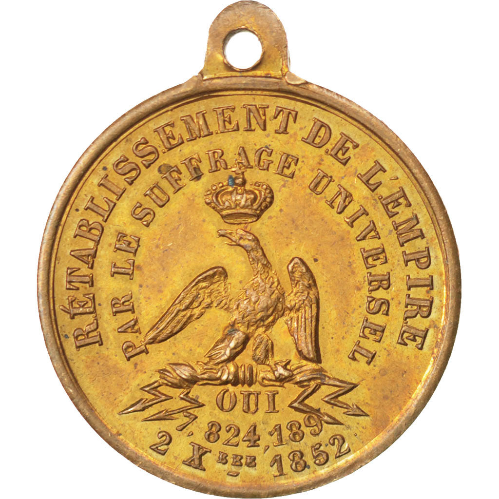 France, Medal, Second French Empire, History, MS(60-62), Brass