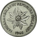 Moeda, Madagáscar, 2 Francs, 1965, Paris, EF(40-45), Aço Inoxidável, KM:9