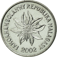 Coin, Madagascar, Franc, 2002, Paris, AU(55-58), Stainless Steel, KM:8