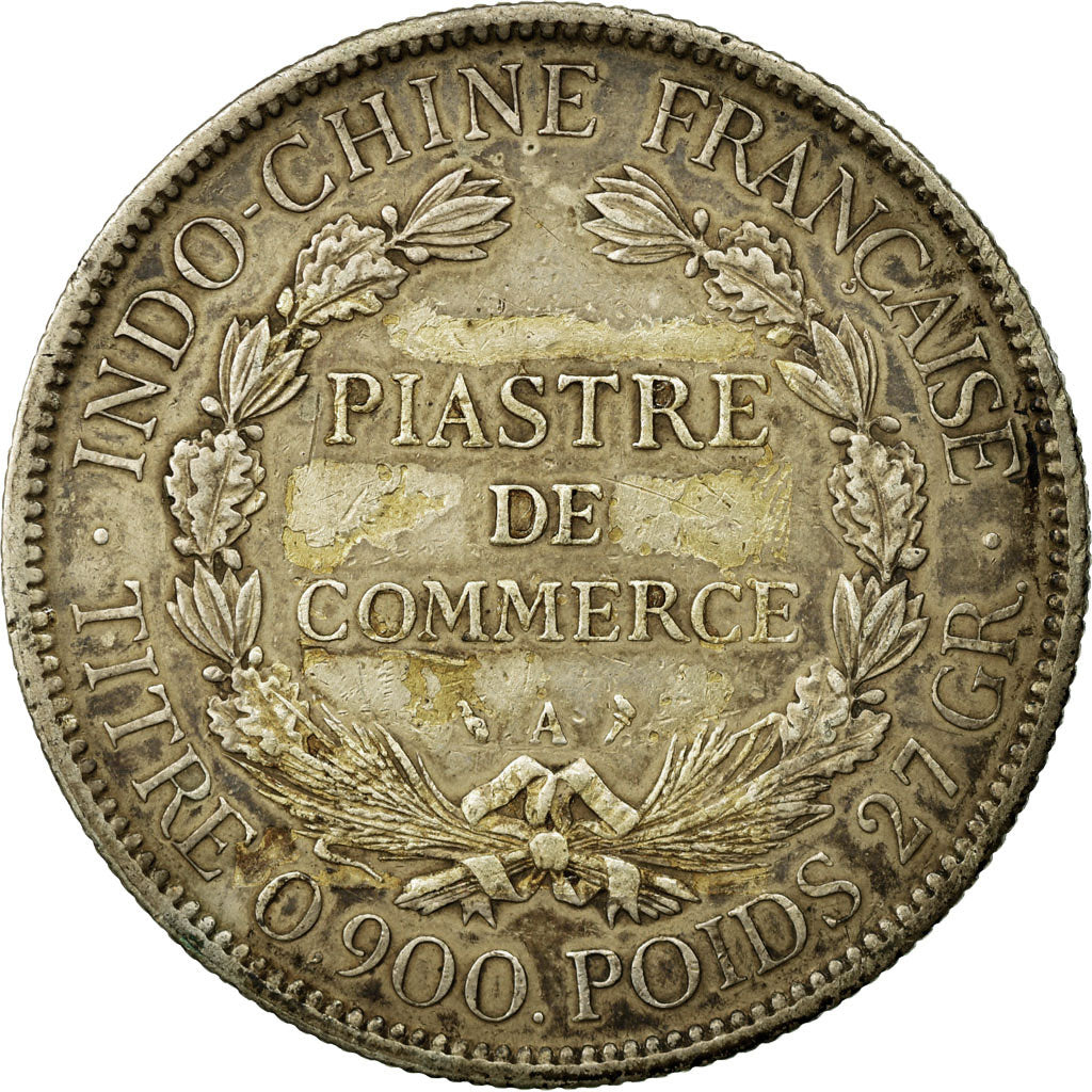 Moneta, INDOCINA FRANCESE, Piastre, 1901, Paris, BB, Argento, KM:5a.1