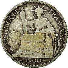 Moneta, INDOCINA FRANCESE, 20 Cents, 1900, MB, Argento, KM:10