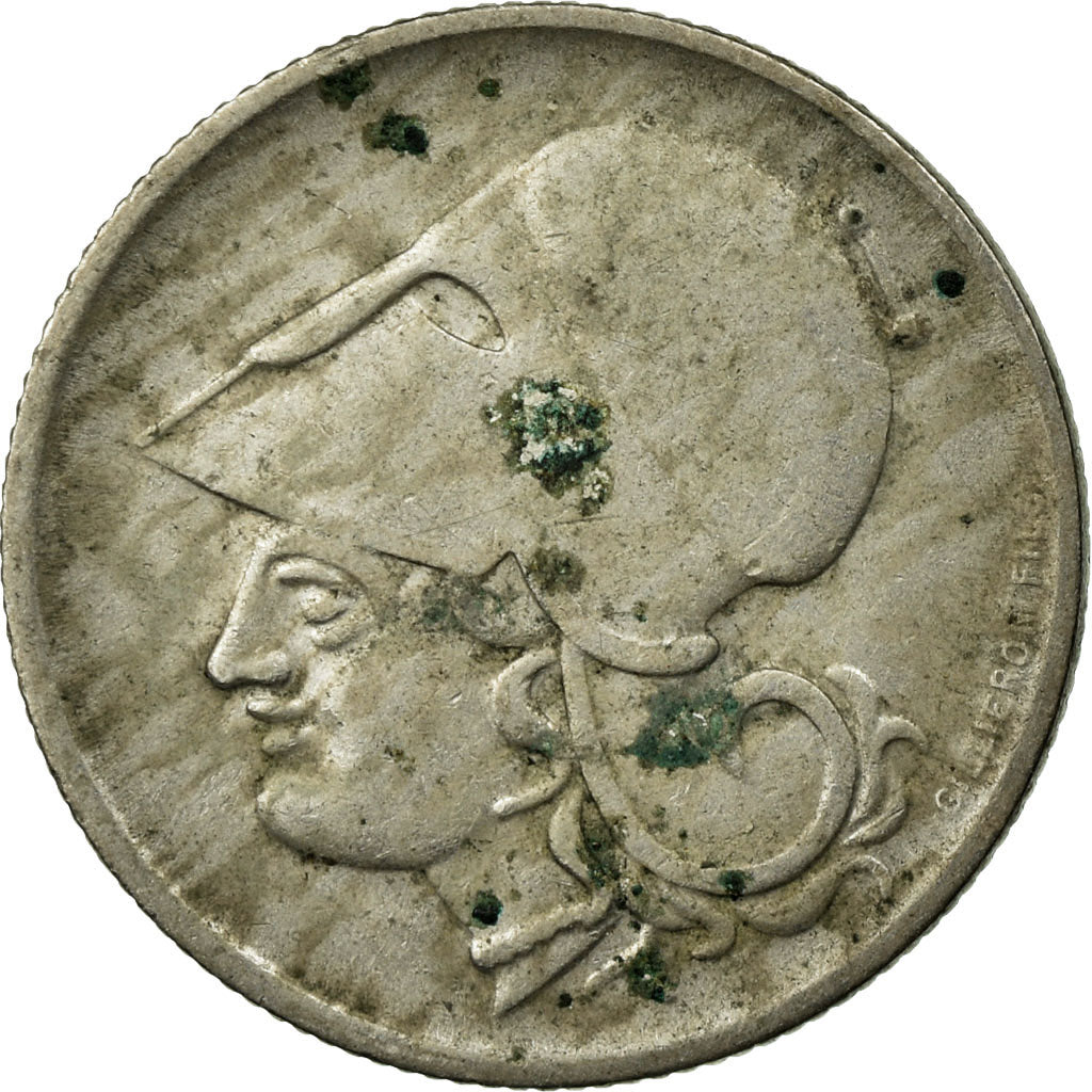 Moneda, Grecia, 20 Lepta, 1926, BC+, Cobre - níquel, KM:67