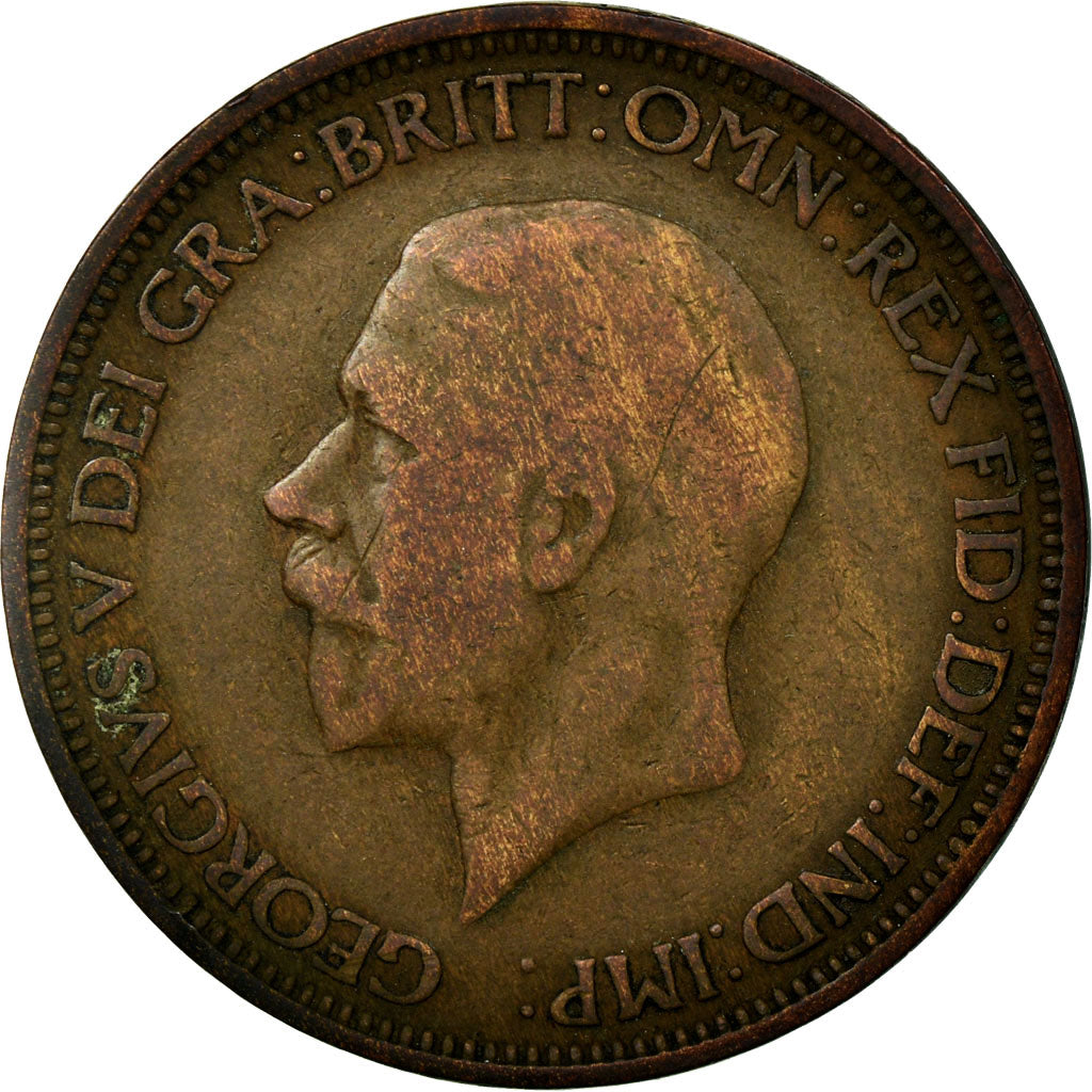 Monnaie, Grande-Bretagne, George V, 1/2 Penny, 1931, TB, Bronze, KM:837