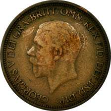 Coin, Great Britain, George V, 1/2 Penny, 1933, VF(20-25), Bronze, KM:837