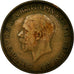 Coin, Great Britain, George V, 1/2 Penny, 1933, VF(20-25), Bronze, KM:837