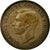 Moneta, Gran Bretagna, George VI, 1/2 Penny, 1947, BB, Bronzo, KM:844