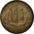 Moneda, Gran Bretaña, George VI, 1/2 Penny, 1947, MBC, Bronce, KM:844