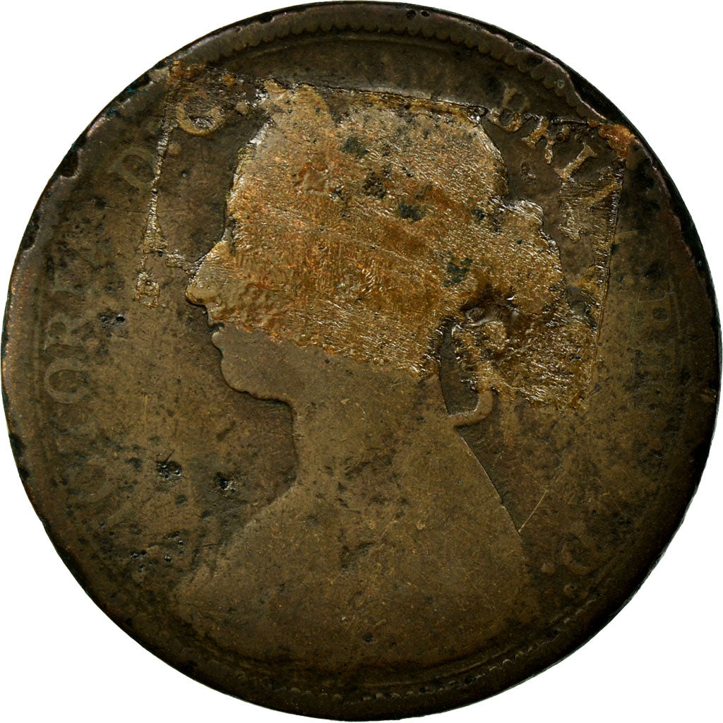 Monnaie, Grande-Bretagne, Victoria, 1/2 Penny, 1892, B, Bronze, KM:754