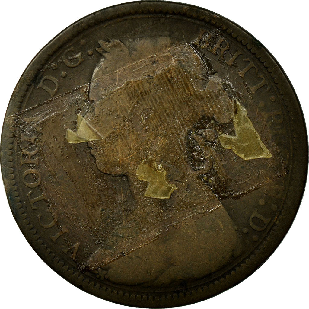 Monnaie, Grande-Bretagne, Victoria, 1/2 Penny, 1894, B, Bronze, KM:754