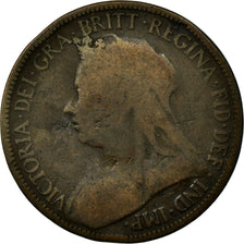 Moneta, Gran Bretagna, Victoria, 1/2 Penny, 1896, B, Bronzo, KM:789