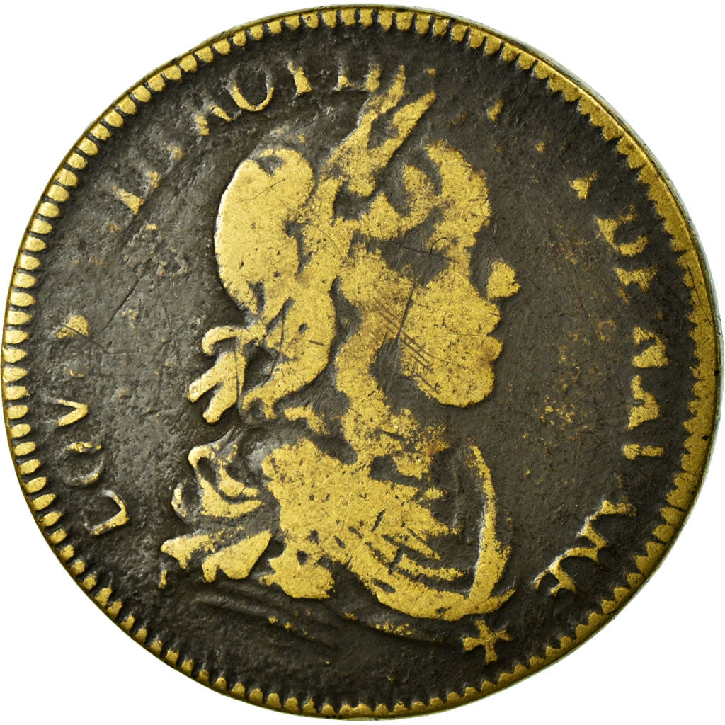 Francia, Token, Royal, Politics, Society, War, BC+, Latón, Feuardent:12900