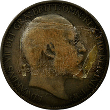 Coin, Great Britain, Edward VII, 1/2 Penny, 1902, VF(20-25), Bronze, KM:793.2