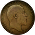 Moneta, Wielka Brytania, Edward VII, 1/2 Penny, 1907, F(12-15), Bronze, KM:793.2