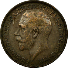 Coin, Great Britain, George V, 1/2 Penny, 1915, VF(20-25), Bronze, KM:809
