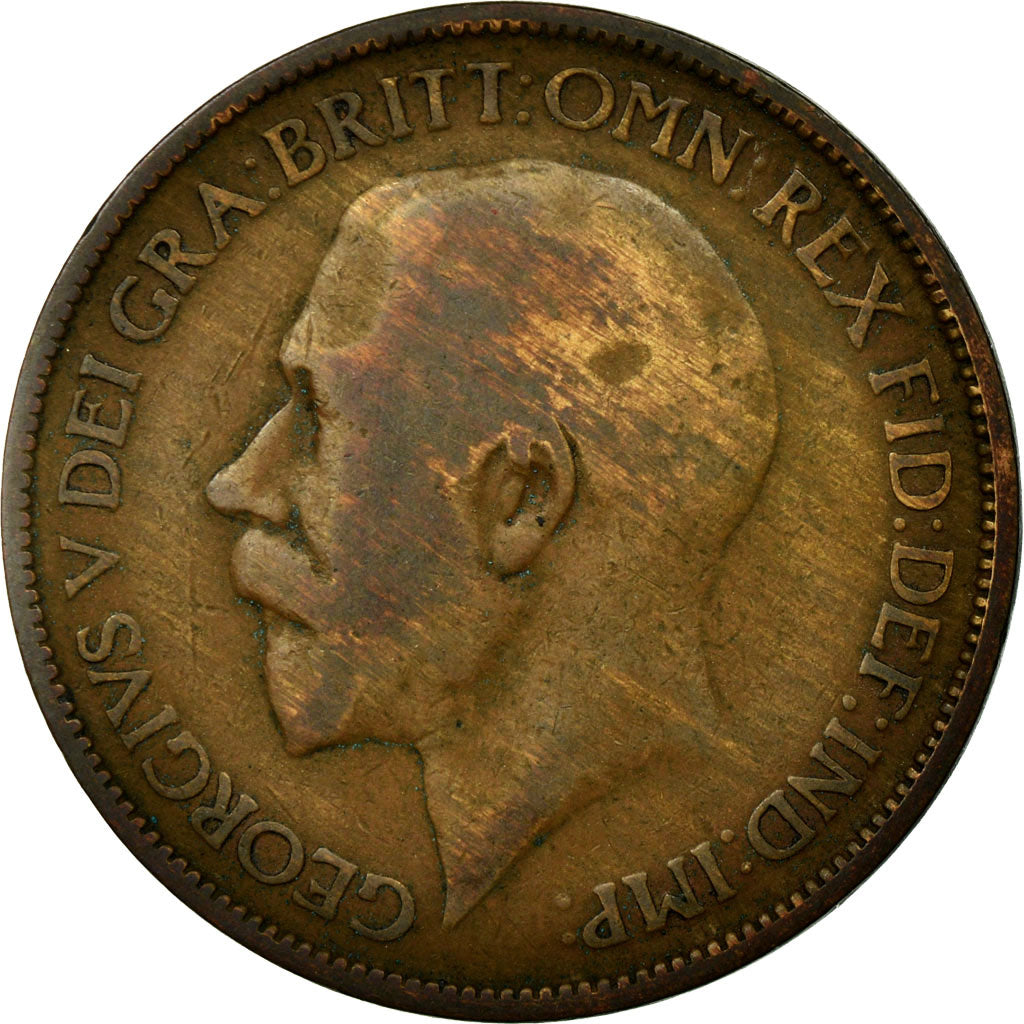 Munten, Groot Bretagne, George V, 1/2 Penny, 1920, ZG+, Bronze, KM:809