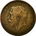 Moneda, Gran Bretaña, George V, 1/2 Penny, 1921, BC, Bronce, KM:809