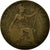 Münze, Großbritannien, George V, 1/2 Penny, 1924, SGE+, Bronze, KM:809
